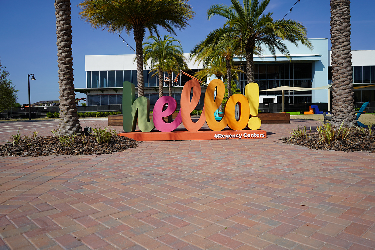 Nocatee Town Center Hello Sign