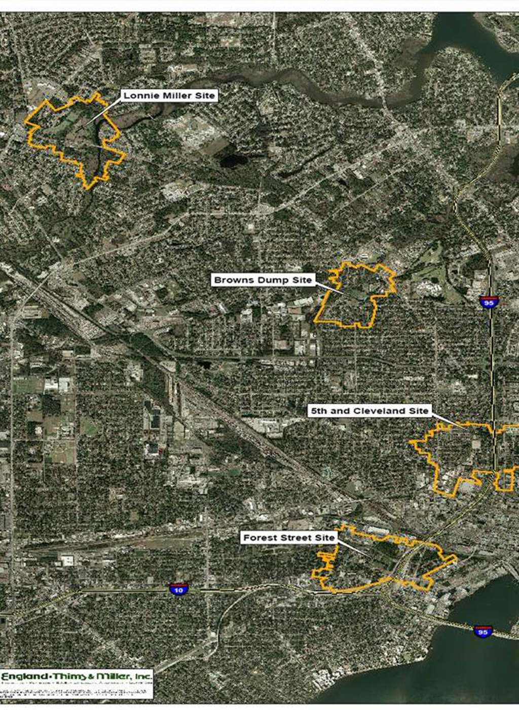 Ash Remediation Location Map